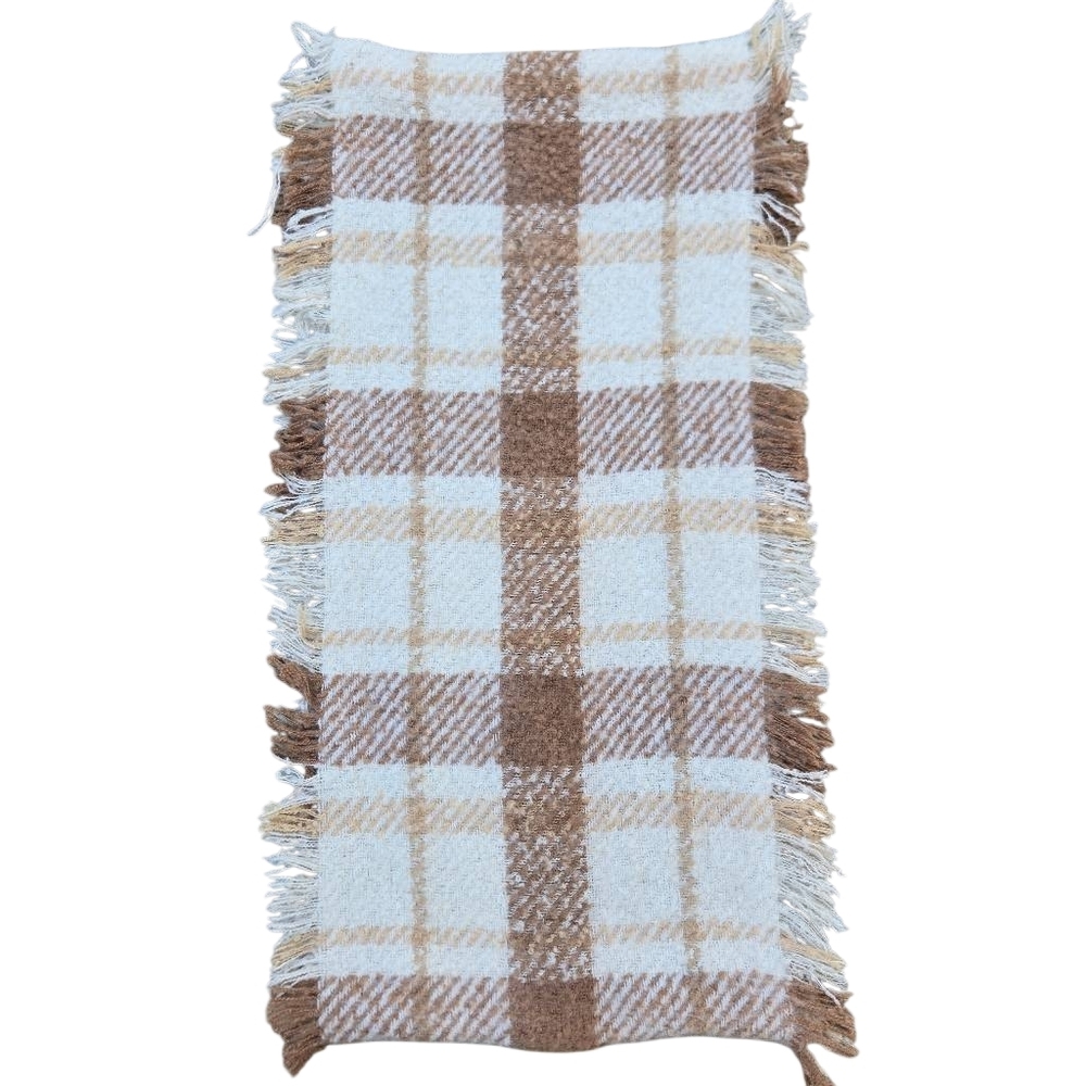 Plaid Plush Infinity Scarf